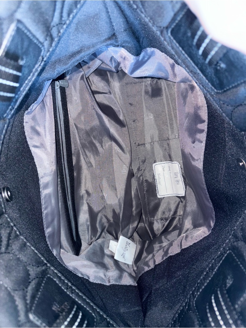 Thirty-One Vary You Varying Backpack Tote - Black Quilted Bubble - Picture 3 of 6